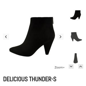 Black Suede Ankle Boots
